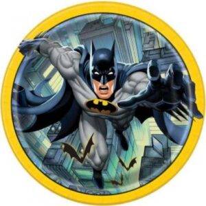 8 PRATOS 23 CM BATMAN