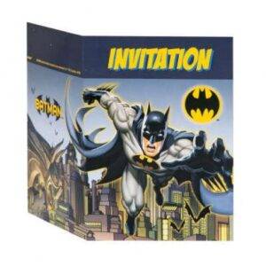 8 CONVITES BATMAN