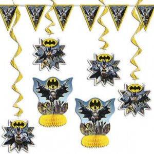 KIT DECORAÇÃO 7 PEÇAS BATMAN