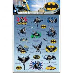 4 FOLHAS DE AUTOCOLANTES BATMAN