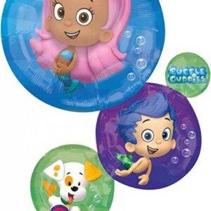 BALÃO FOIL P38 SUPERSHAPE BUBBLE GUPPIES