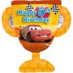BALÃO FOIL P38 SUPERSHAPE CARS 5TH BDAY TROFÉU