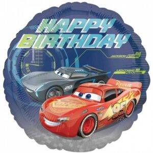 BALÃO FOIL S60 HAPPY BIRTHDAY CARS
