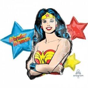 BALÃO FOIL SUPERSHAPE XL DC WONDER WOMAN