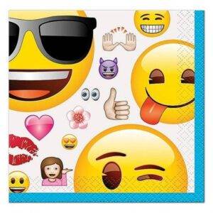 16 GUARDANAPOS 25 CM EMOJI