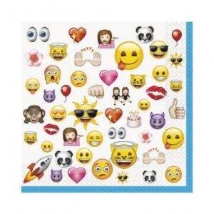 16 GUARDANAPOS 33 CM EMOJI