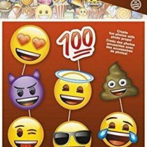 8 ADEREÇOS FOTOGRAFIA (PHOTO BOOTH) EMOJI