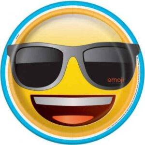 8 PRATOS 23 CM COOL EMOJI