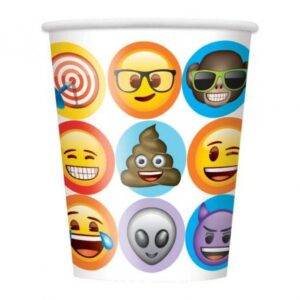 8 9OZ COPOS EMOJI CELEBRATION