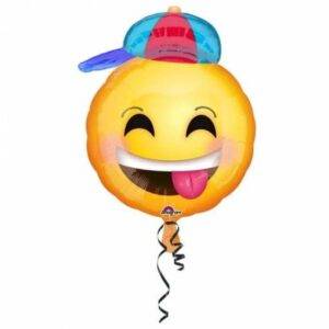 BALÃO FOIL JUNIOR SHAPE EMOJI