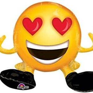 BALÃO FOIL A75 MULTI-BALLOON EMOJI SENTADO
