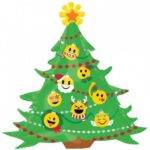 BALÃO FOIL SUPERSHAPE EMOJI NATAL