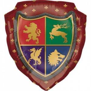 BALÃO FOIL SUPERSHAPE XL ESCUDO MEDIEVAL (HARRY POTTER)