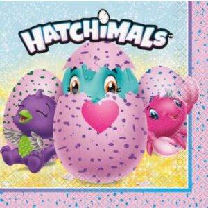 16 GUARDANAPOS 33 CM HATCHIMALS