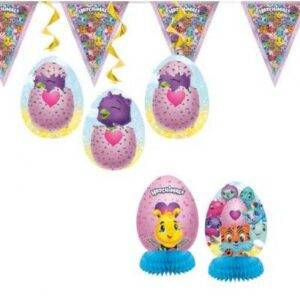 KIT DECORAÇÃO 7 PEÇAS HATCHIMALS