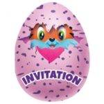 8 CONVITES HATCHIMALS