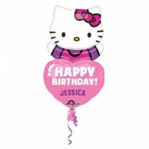 BALÃO FOIL P40 SUPERSHAPE PERSONALIZÁVEL HELLO KITTY
