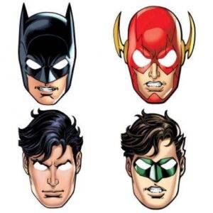 8 MÁSCARAS JUSTICE LEAGUE