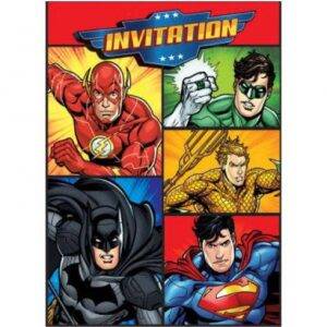 8 CONVITES JUSTICE LEAGUE