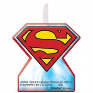 4 VELAS DE ANIVERSÁRIO JUSTICE LEAGUE