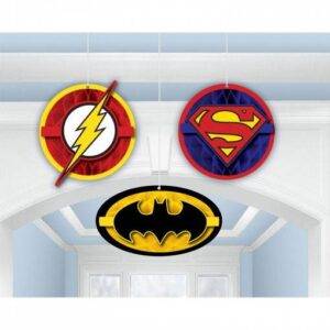 BOLA DE PAPEL DECORATIVA JUSTICE LEAGUE