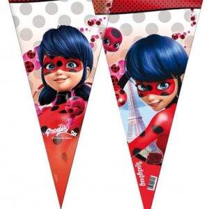 6 SACOS DE OFERTA TRIANGULAR GIGANTE 30X60 LADYBUG