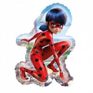 BALÃO FOIL P38 SUPERSHAPE LADYBUG MIRACULOUS
