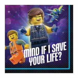 16 GUARDANAPOS 25 CM LEGO MOVIE