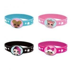 4 PULSEIRAS ELÁSTICAS LOL SURPRISE