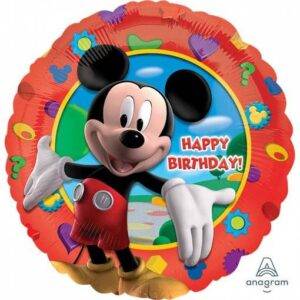 BALÃO FOIL S60 HAPPY BIRTHDAY MICKEY CLUBHOUSE