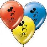 8 BALÕES LATEX 10'' MICKEY MOUSE