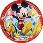 8 PRATOS 20 CM MICKEY PLAYFUL