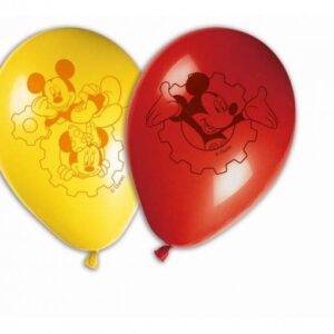 8 BALÕES LATEX MICKEY PLAYFUL