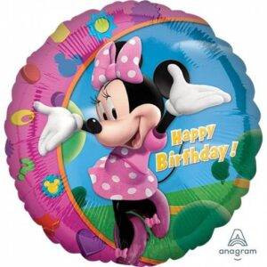 BALÃO FOIL S60 HAPPY BIRTHDAY MINNIE