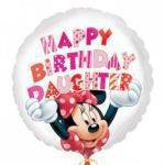 BALÃO FOIL S60 HAPPY BIRTHDAY DAUGHTER - MINNIE