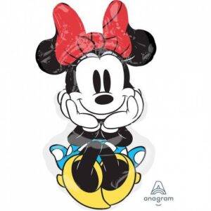 BALÃO FOIL P38 SUPERSHAPE MINNIE ROCK THE DOTS