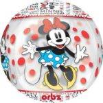 BALÃO FOIL ORBZ CLEAR MINNIE