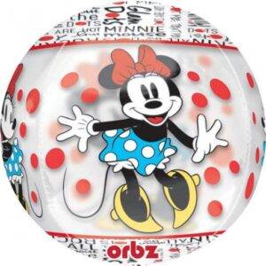 BALÃO FOIL ORBZ CLEAR MINNIE