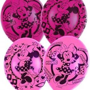 6 BALÕES LATEX 11'' MINNIE MOUSE