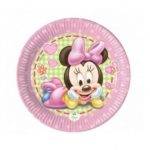 8 PRATOS 20 CM BABY MINNIE