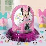 KITS DE DECORAÇÃO DE MESA MINNIE 1ST