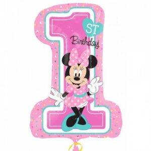 BALÃO FOIL P38 SUPERSHAPE MINNIE 1ST