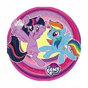 8 PRATOS 18 CM MY LITTLE PONY