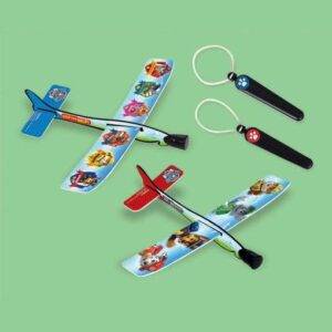8 BRINDES AVIÕES DE PAPEL 17 CM PATRULHA PATA