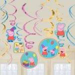 12 ESPIRAIS DECORATIVAS PEPPA PIG
