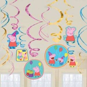 12 ESPIRAIS DECORATIVAS PEPPA PIG