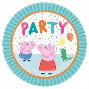 8 PRATOS 23 CM PEPPA PIG