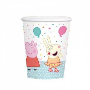 8 COPOS 250 ML PEPPA PIG