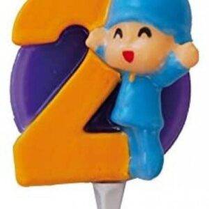 VELA DE ANIVERSÁRIO POCOYO Nº2