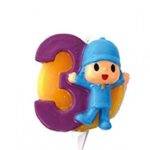 VELA DE ANIVERSÁRIO POCOYO Nº3
